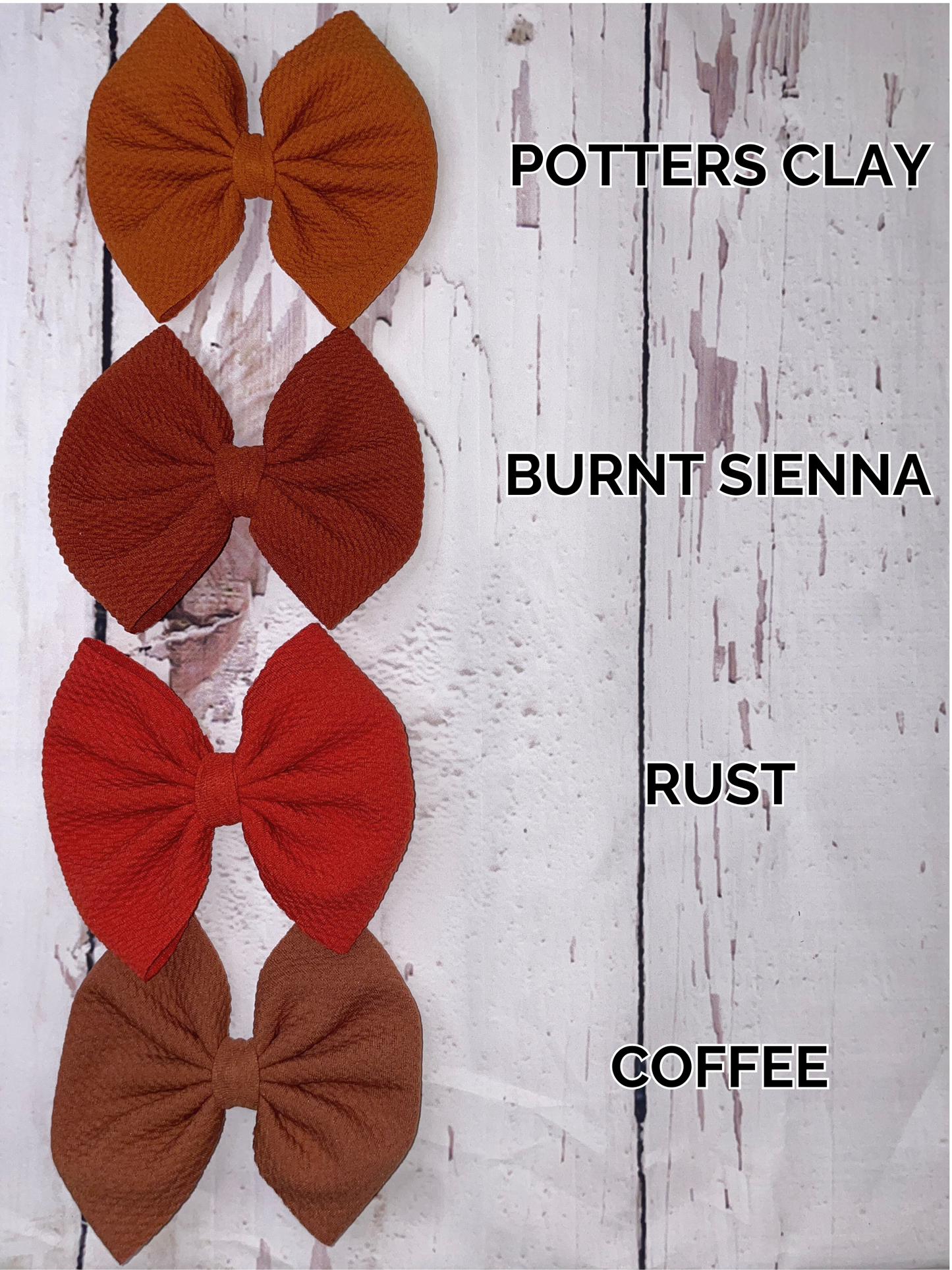 Solid Bundle- 5 Bows (colors of your choice)