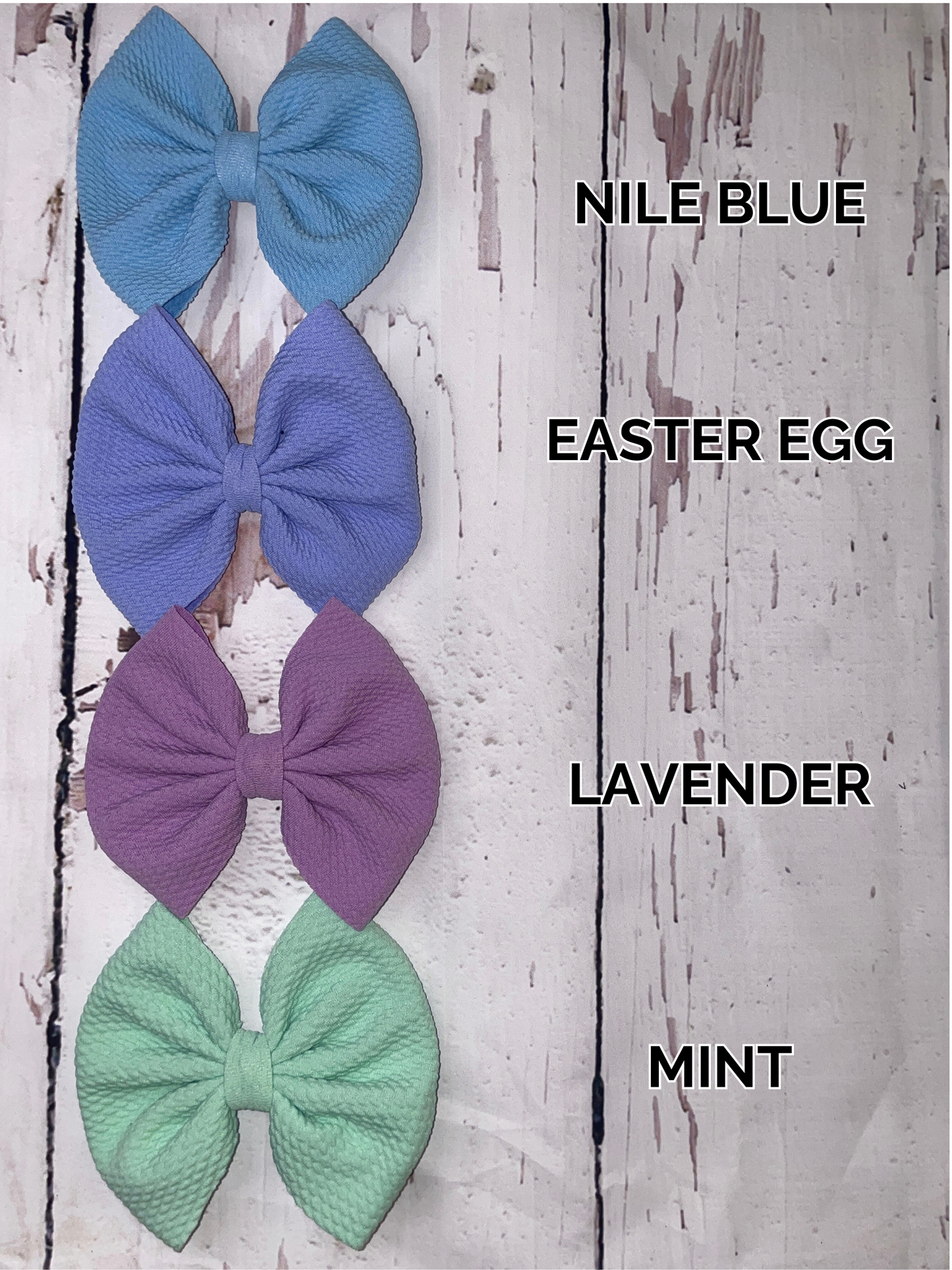 Solid Bundle- 5 Bows (colors of your choice)