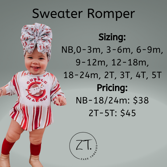 Sweater Romper-Labor Day Sale