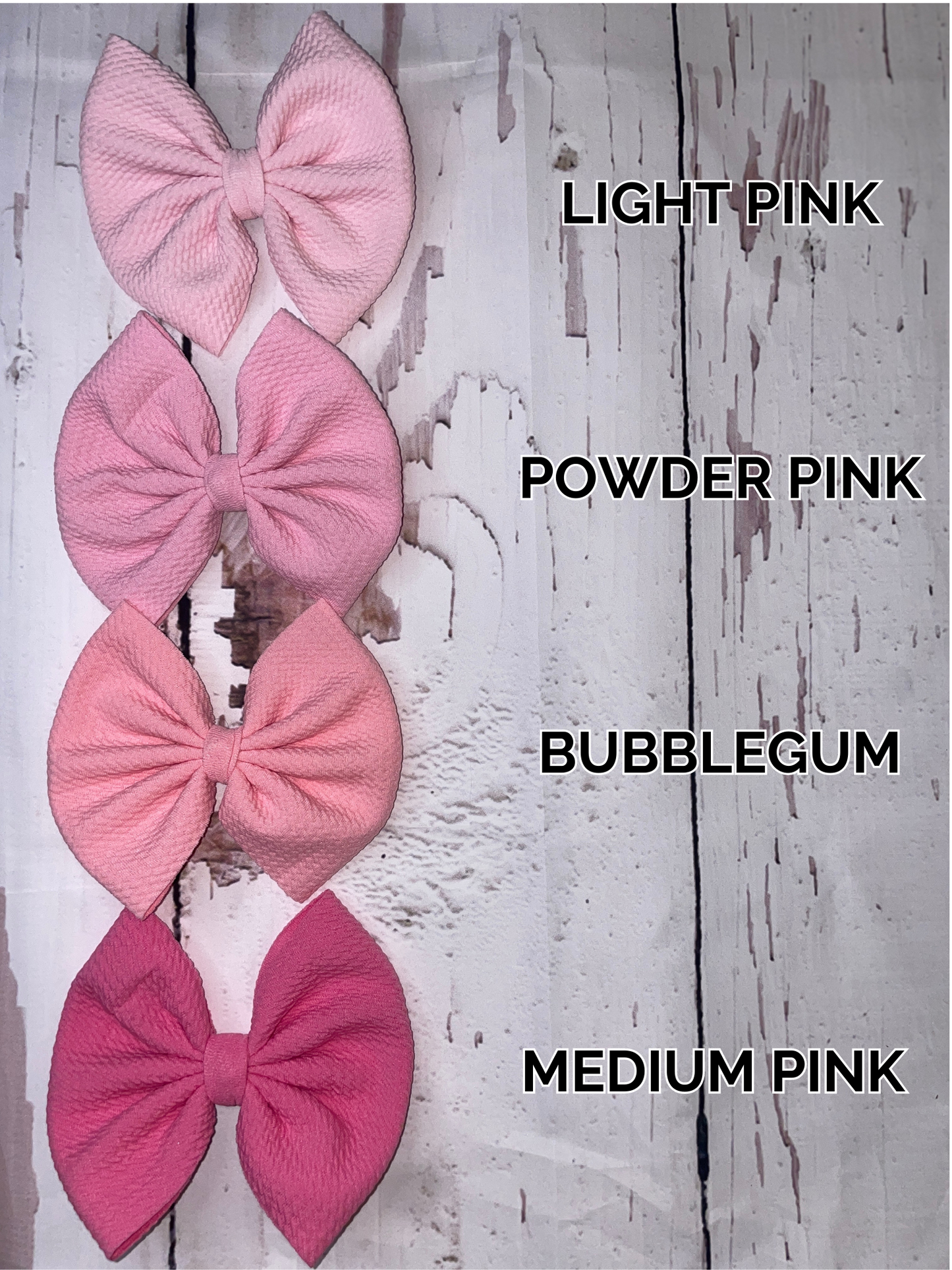 Solid Bundle- 5 Bows (colors of your choice)