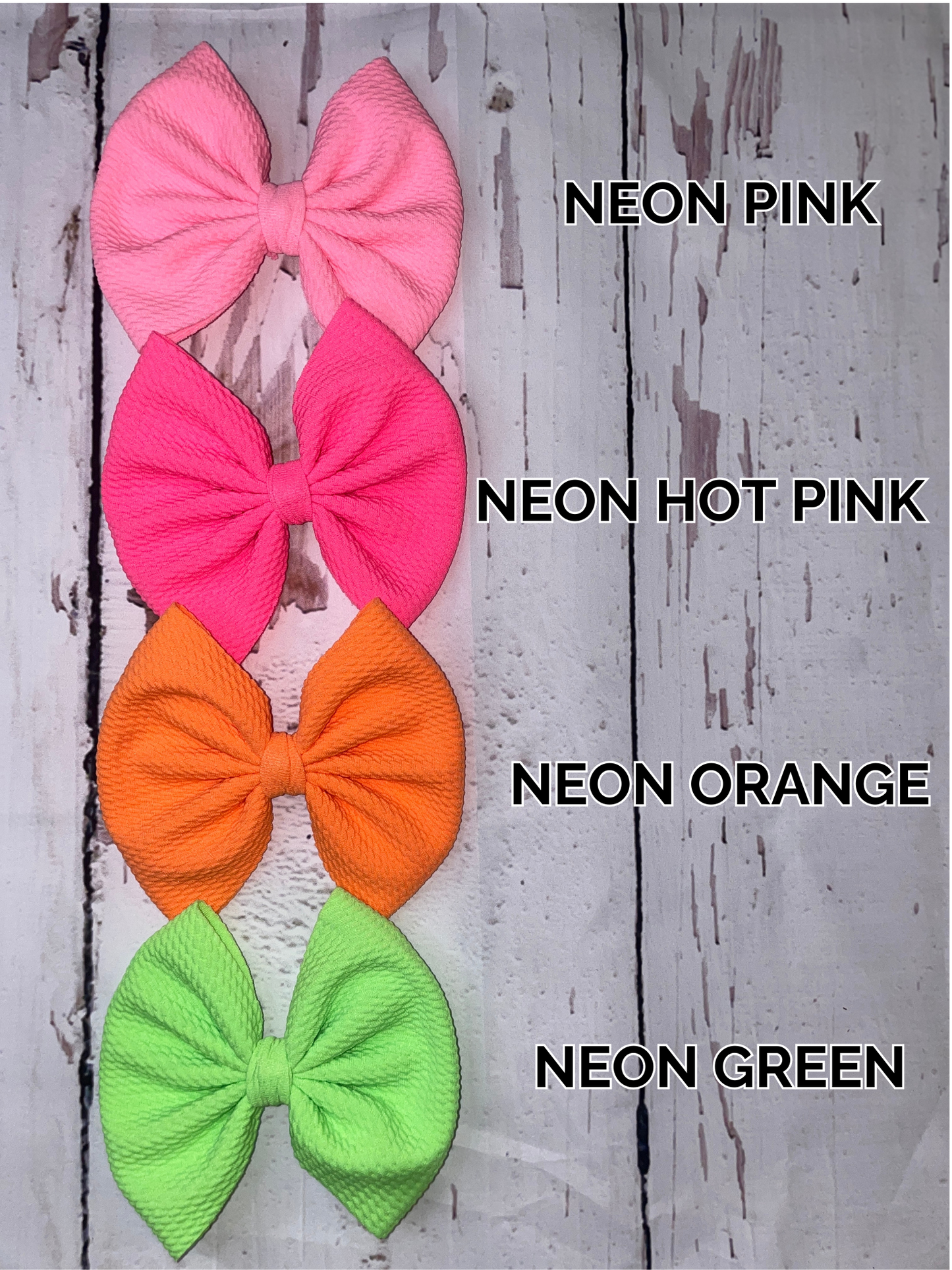 Solid Bundle- 5 Bows (colors of your choice)