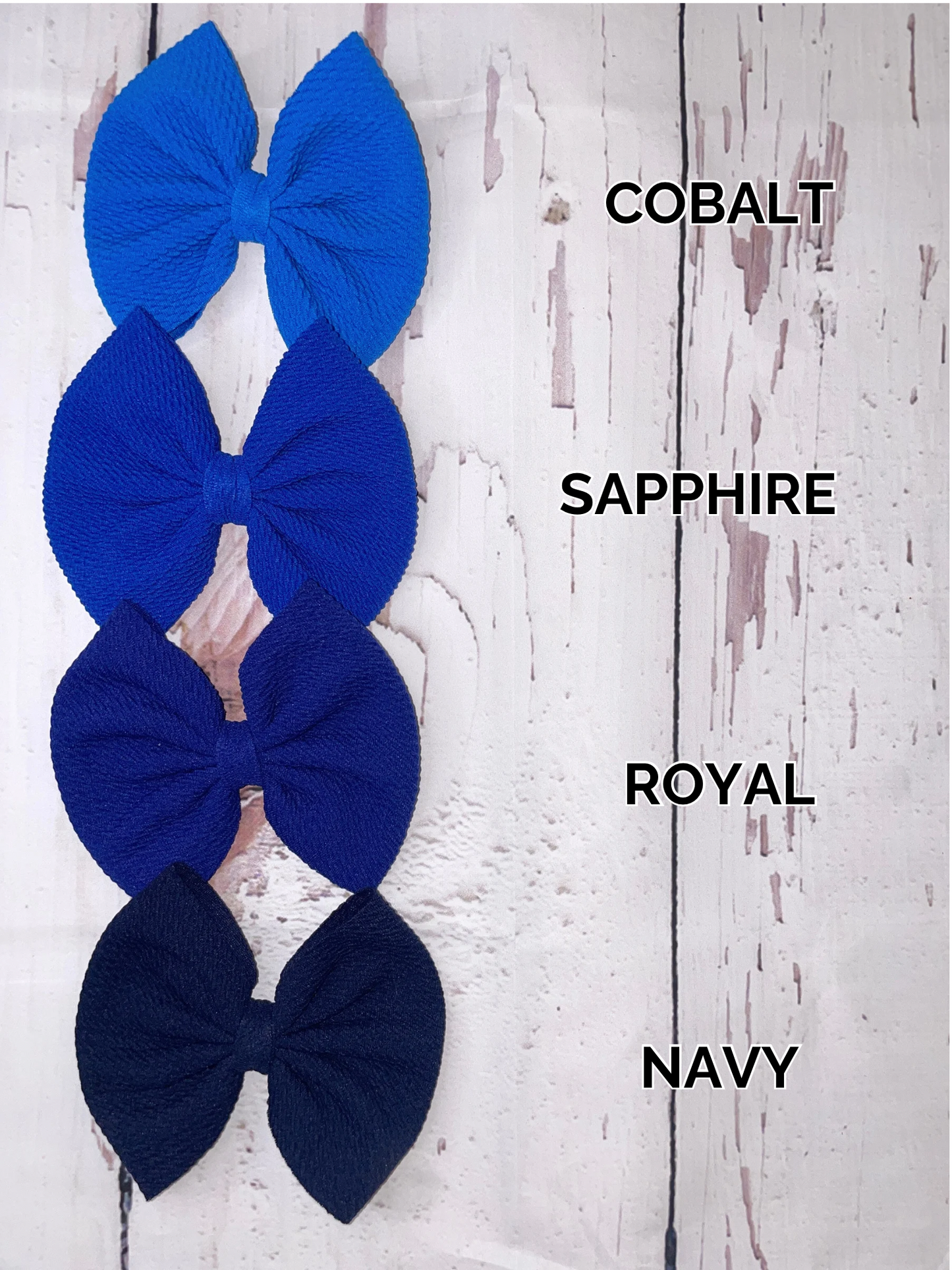 Solid Bundle- 5 Bows (colors of your choice)