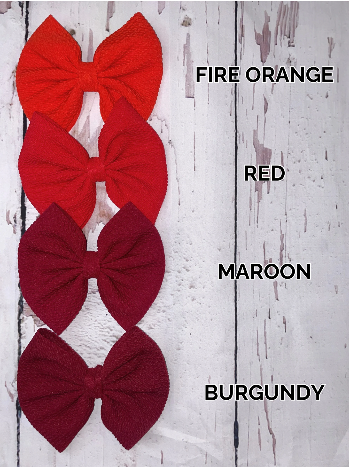 Solid Bundle- 5 Bows (colors of your choice)